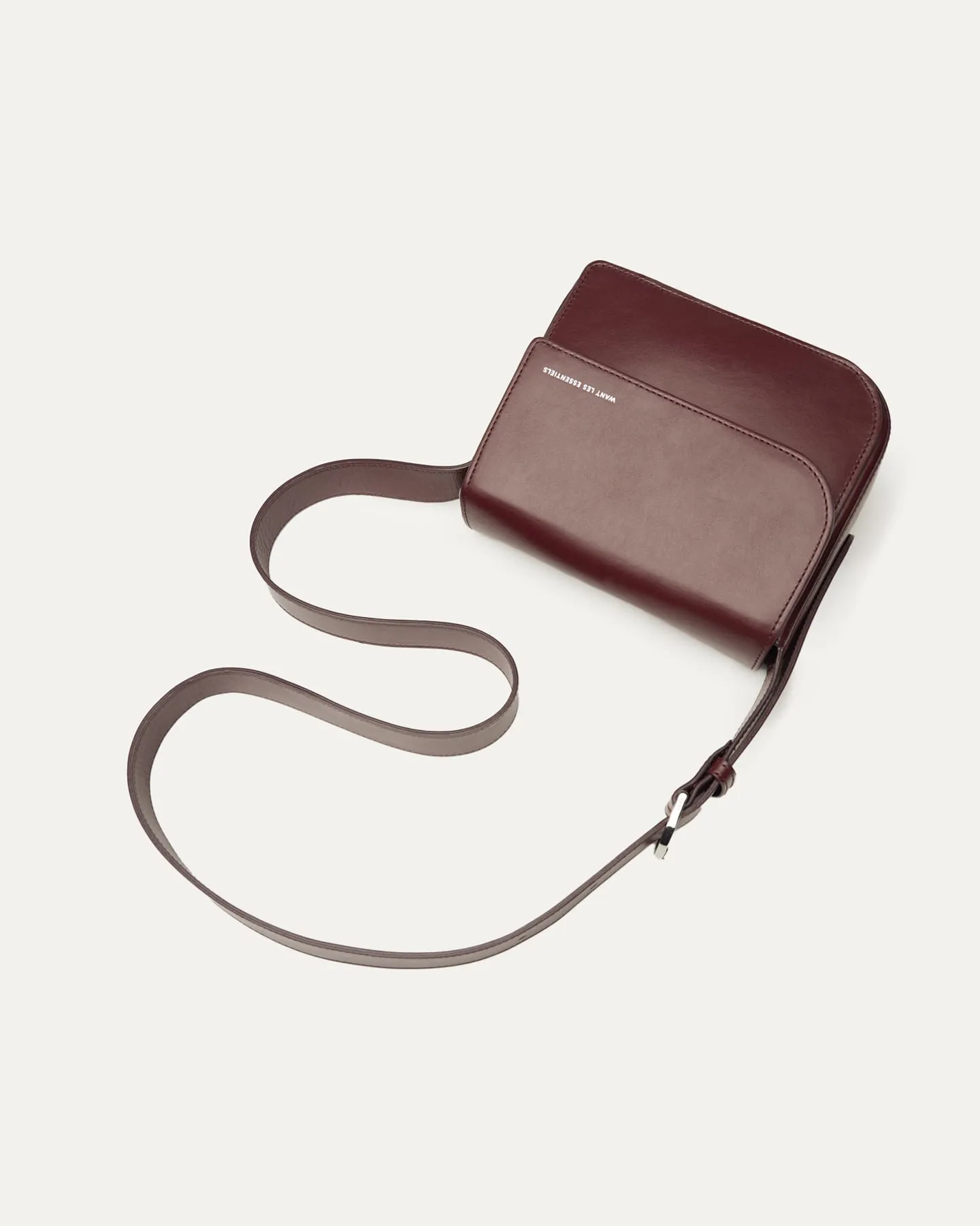 Arch Smooth Leather Crossbody Bag