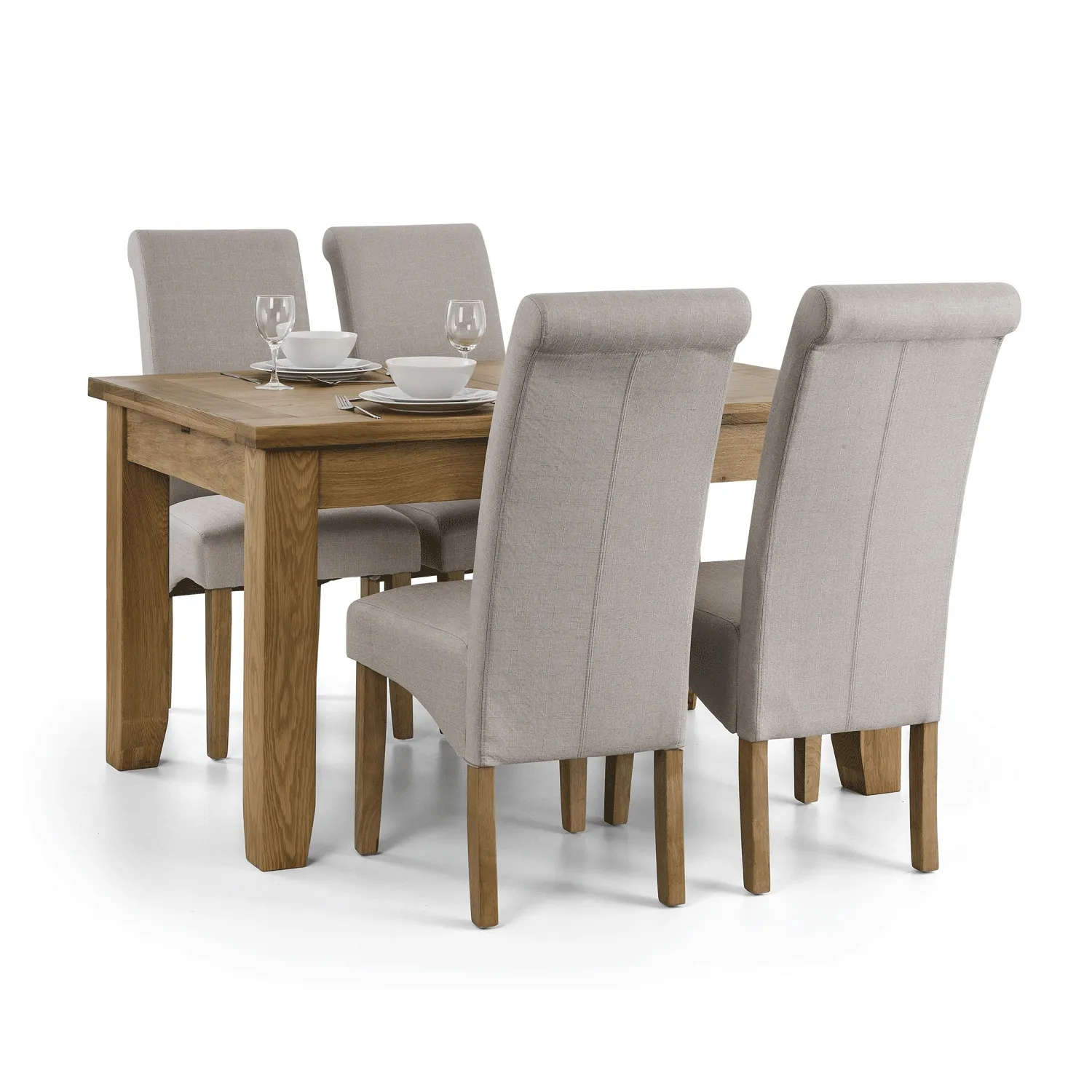 Astoria Solid Oak Extendable Dining Table