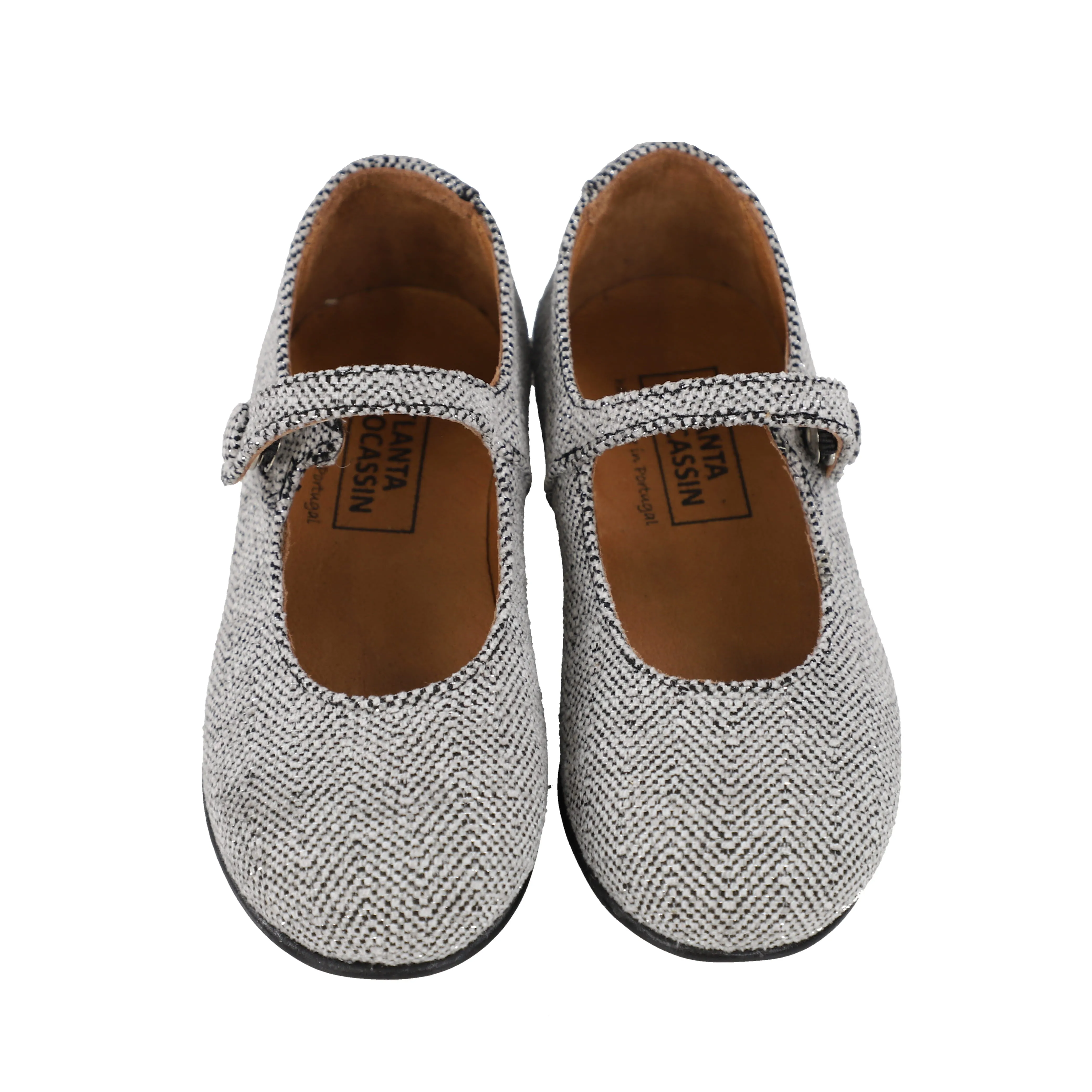 Atlanta Mocassin Mixed Tweed Lurex Mary Jane [Final Sale]