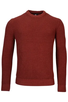 Baileys Cable Knit Stone Red Knit Red