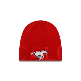 Calgary Stampeders CFL Football New Era Sideline UnCuffed Knit Beanie Hat - Red