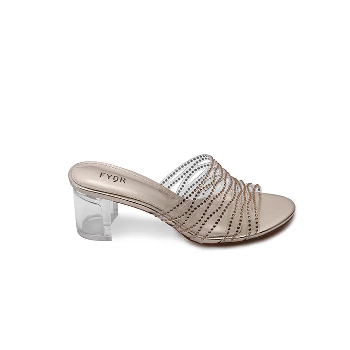 Clear Box Heel Sandal BB 13