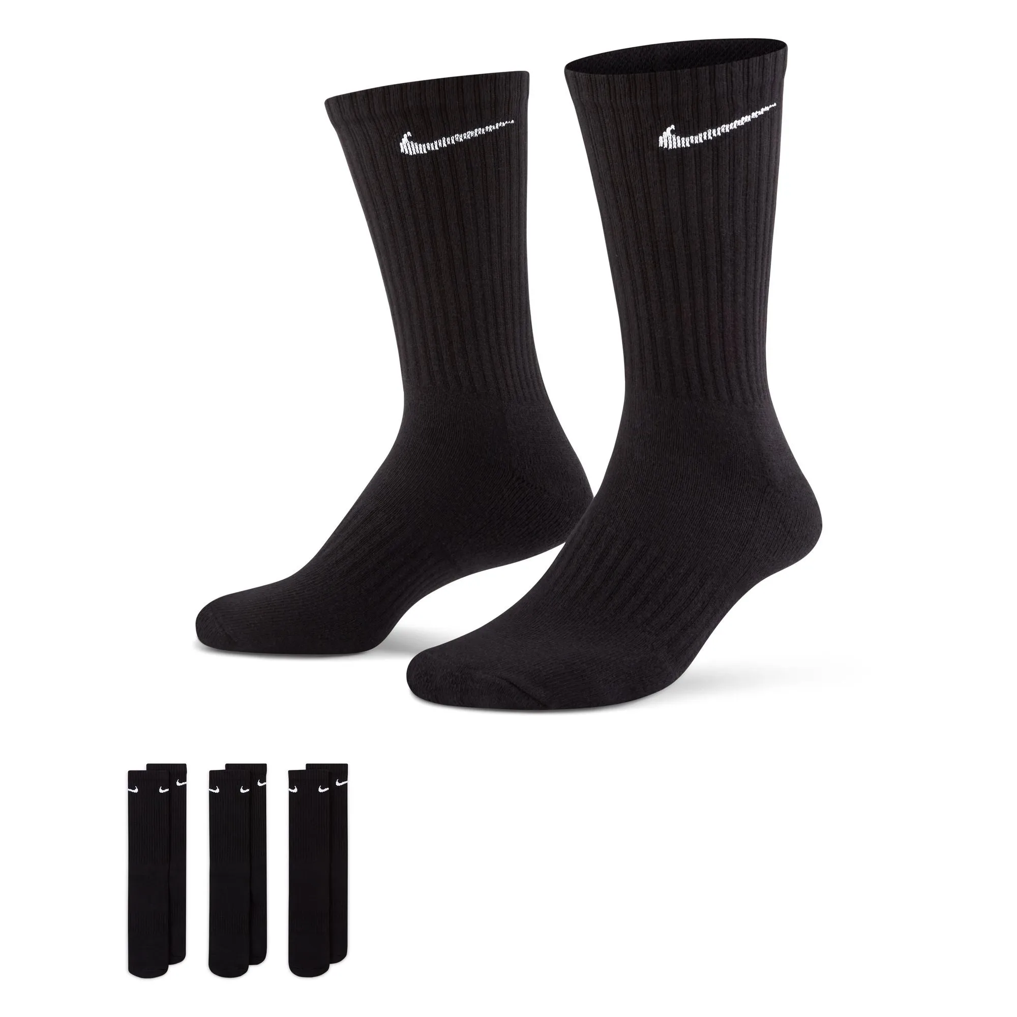 Everyday Cushioned Crew Socks (3 Pair)