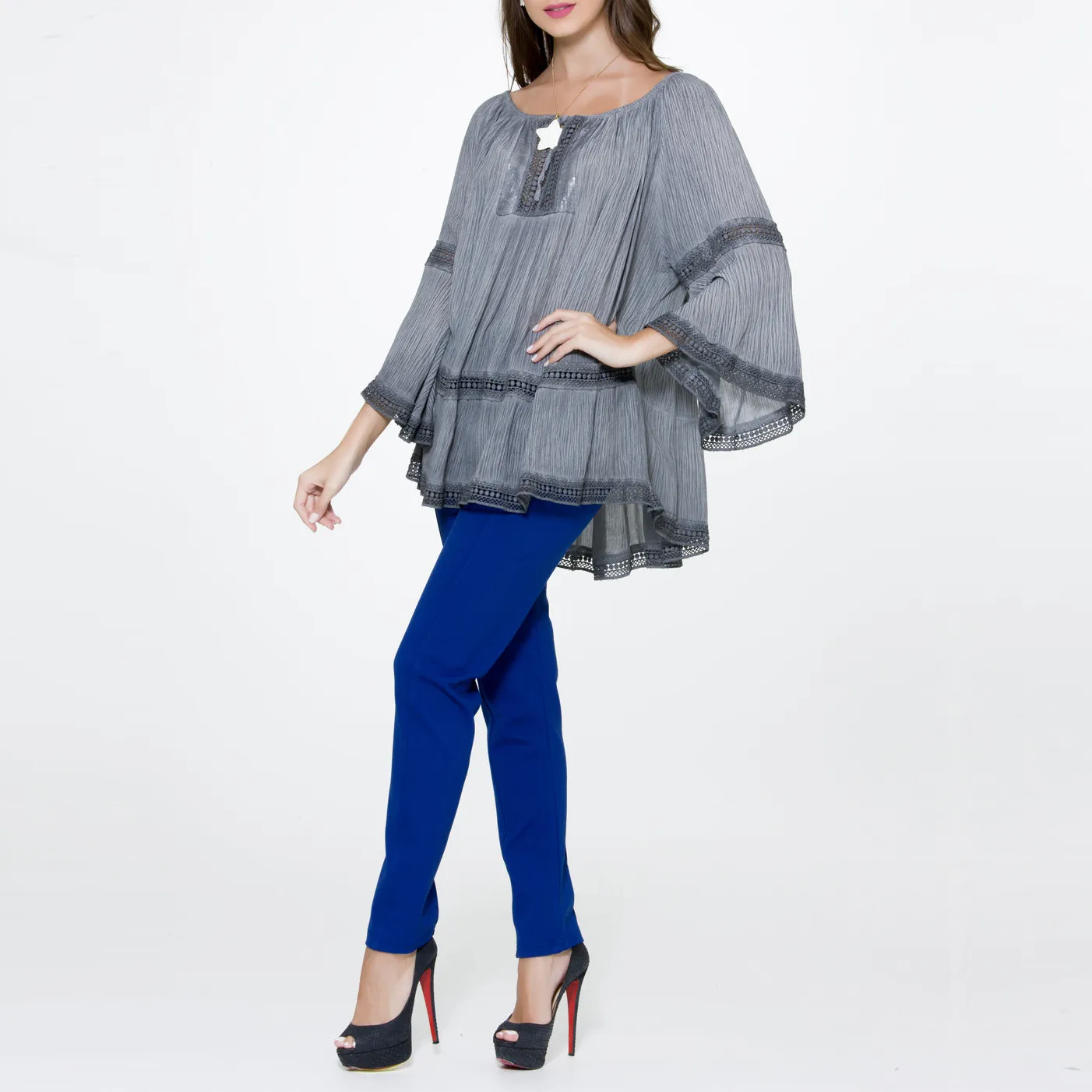 Gris Spanish Top