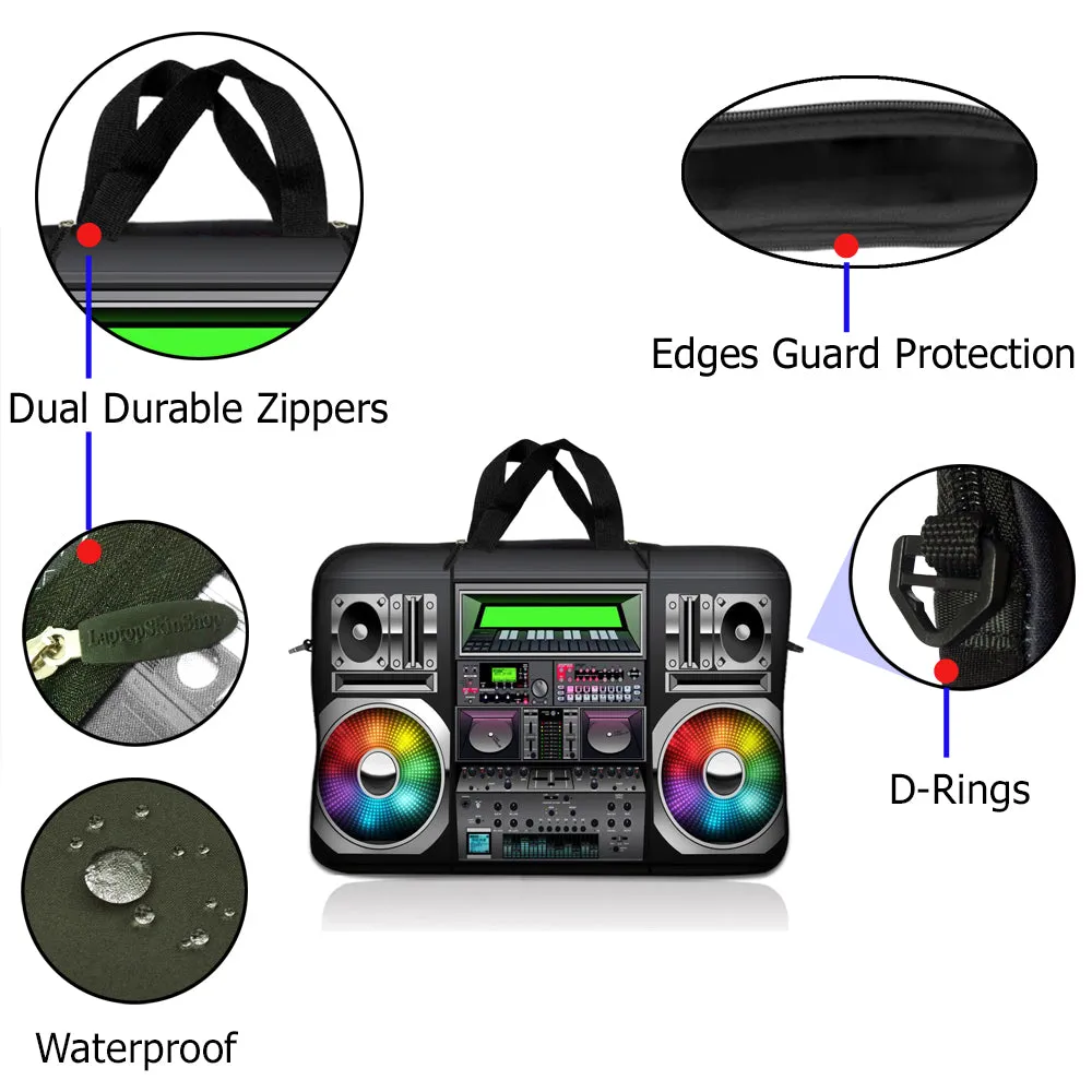 Laptop Notebook Sleeve Carrying Case with Carry Handle – Boom Box Music