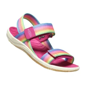 Little Girl Keen Elle Backstrap in Rainbow/ Festival Fushia