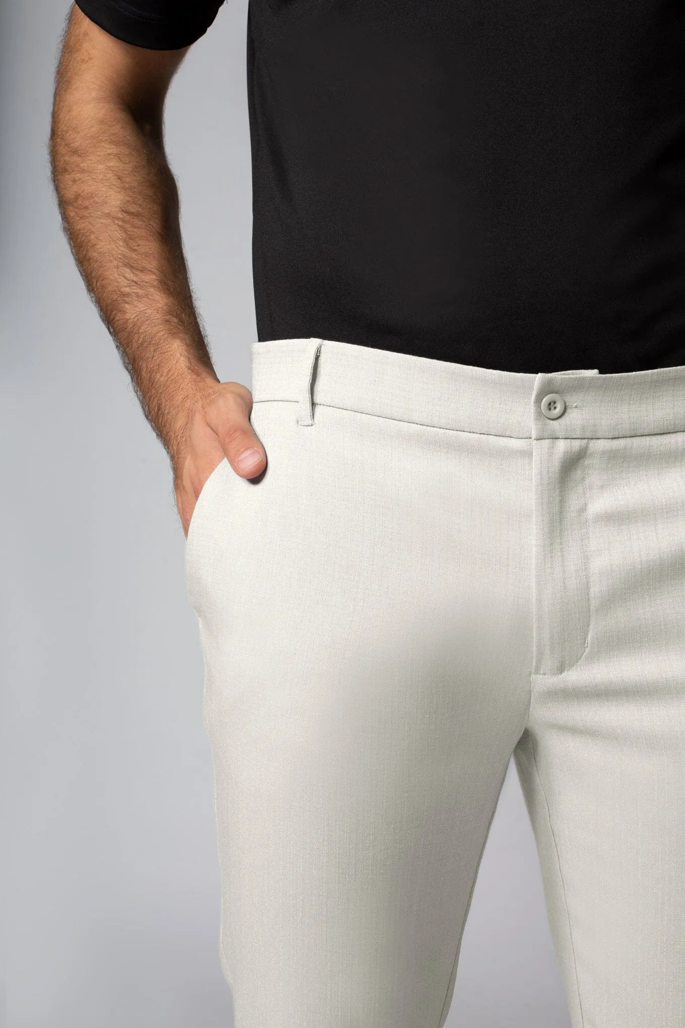 Men's Faux Linen Pant