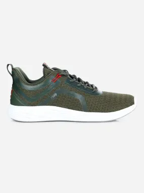 Men's Olive Lace Up Sneaker (ID7513)