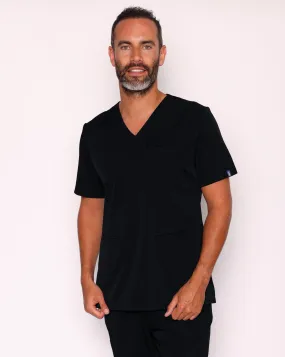 Purity Scrub Top - Black